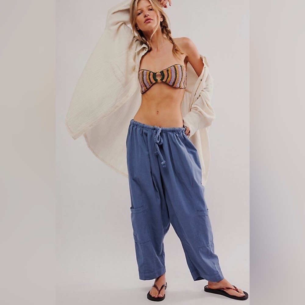 Free People Kahlani harem pull on pants